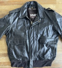 schott mens leather bomber jacket