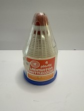 Set Of 4 Vintage Badminton Shuttlecocks Rubber Tipped Birdie Hong Kong HM