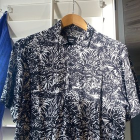 Nuon Shirt Hawaiian Floral Abstract Pattern Relaxed Fit Men S Retro Beach Resort