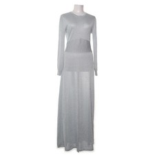 Carin Wester, Maxikleid, Größe: S, Silber, Polyester/Viskose, Feinstrick #IZp