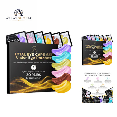 AURAE Augenpads mit Niacinamid Hyaluronsäure 30 Paar