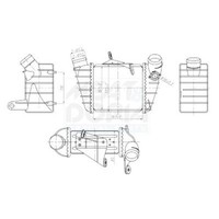 LadeluftküHler FüR Seat Cordoba Skoda Fabia I Praktik VW Polo 00-09 6Q0145804