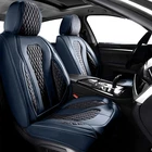 Seat Cover Luxury Leather Front Rear Full Set Protector For Ford F150 F250 F350