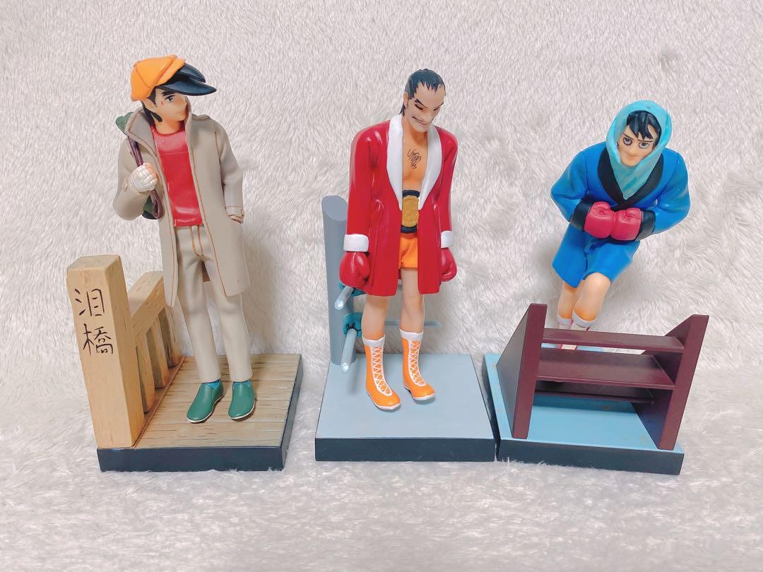 ASHITA no JOE グッズセット Ashita no Joe Complete Figure Set Yabuki Joe Rikiishi Toh Jose