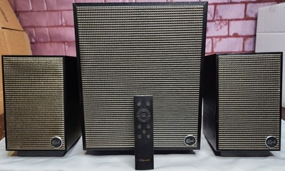 Klipsch ProMedia Heritage 2.1 Bluetooth Powered Multimedia Speaker System Black