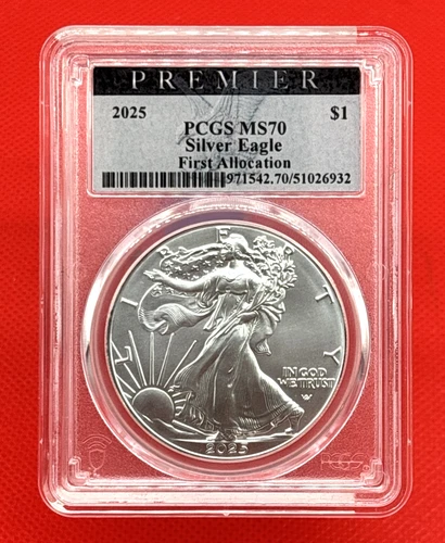 2025 W Silver Eagle PREMIER PCGS MS70 First Allocation