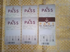 TORINO 2023-2024:COLLEZIONE DI 6 PASS:  NAPOLI, SALERNITANA, MILAN...