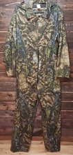 VTG Made In USA Camo Coveralls LG Woodland Hunting Mechanic Work Wear USA Made