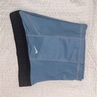 Nike Pro Dri-FIT Women’s Compression Shorts Blue/Black Gym Training Stretch — photo 1
