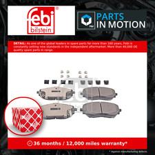 Brake Pads Set fits TOYOTA C-HR ZYX1, ZYX10 1.8 Front 2016 on 2ZR-FXE 04465F4010