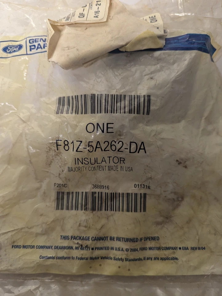 Suspensión de sistema de escape original Ford F81Z-5A262-DA ENVÍO GRATUITO  Foto 3 de 3