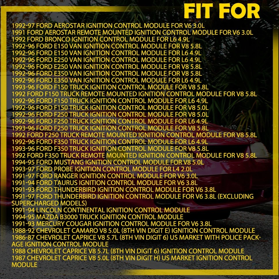 Módulo de control de encendido apto para Buick/Cadillac/Chevrolet/GMC/Oldsmobile/Pontiac Foto 2 de 4