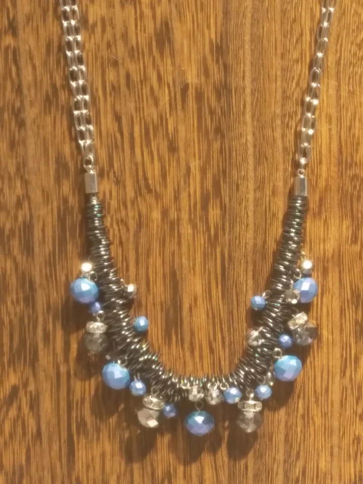 Nuevo Collar Simply Vera Wang Piedras en Capas Cadenas Colgantes Joyería Foto 2 de 4