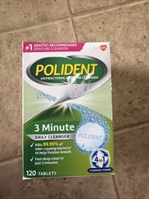 Polident Antibacterial 120 Tablets 