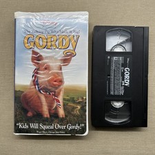 Walt Disney Gordy VHS 1994 Live-Action Pig Piglet Comedy Doug Stone Tom Lester