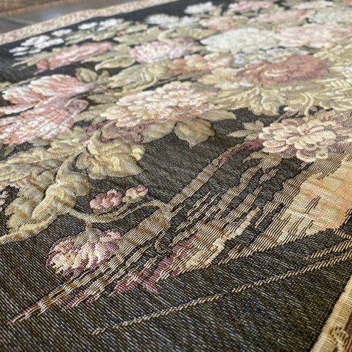 Vintage French/European Tapestry Floral Home Décor Wall Hanging 2x3’ - Picture 7 of 24