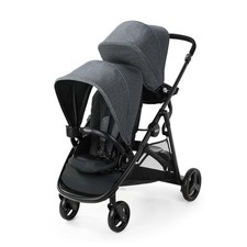 Graco Ready2Grow 2.0 Twin Baby Double Stroller Compact Fold Travel in Rafa NEW