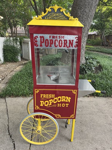 Cretors Goldrush GR6 Commercial Popcorn Machine Cart 6 oz Stainless Steel