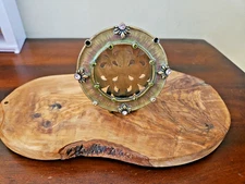 Jay Strongwater Round Picture Frame – Swarovski Crystals – Pre-Owned