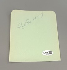 Red Ruffing Auto Album Page MLB HOF Yankees Red Sox White Sox D.1986 JSA