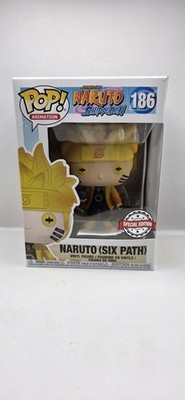 Funko POP Animation #186 Naruto Six Path Special Edition  Exclusive Damaged 