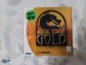 Mortal Kombat 4 Gold Sega Dreamcast  "HOT NEW Variant" CIB Vintage not Ps1