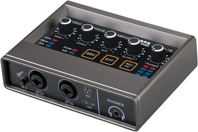 USB Audio Interface for PC with Touch Model, Audiobox Mic Preamps 16 Bit/48 Khz