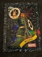 Wong 2025 Marvel Topps Chrome SPIDER WEB REFRACTOR 86 card #’d 361/399