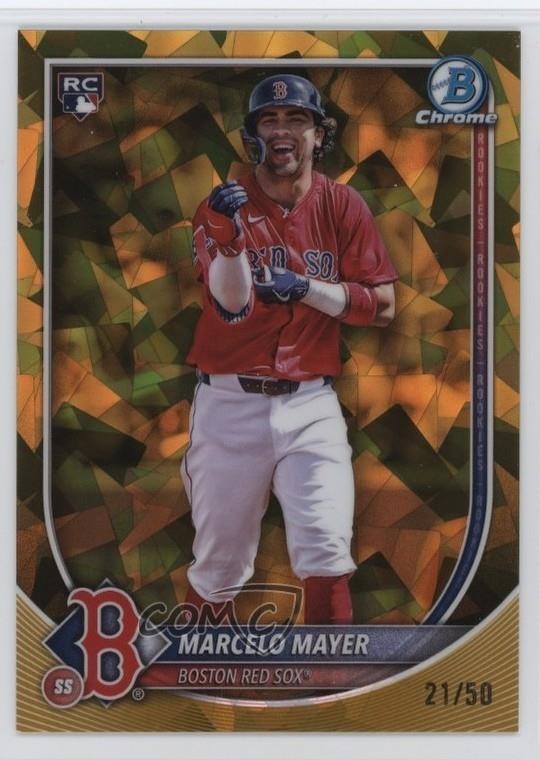2025 Bowman Chrome Sapphire Edition Gold 21/50 Marcelo Mayer #39 1lq2