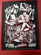 BILLY STRINGS CONCERT POSTER LOUISVILLE HUNTER THOMPSON PRINT REGULAR WEEKEND ED