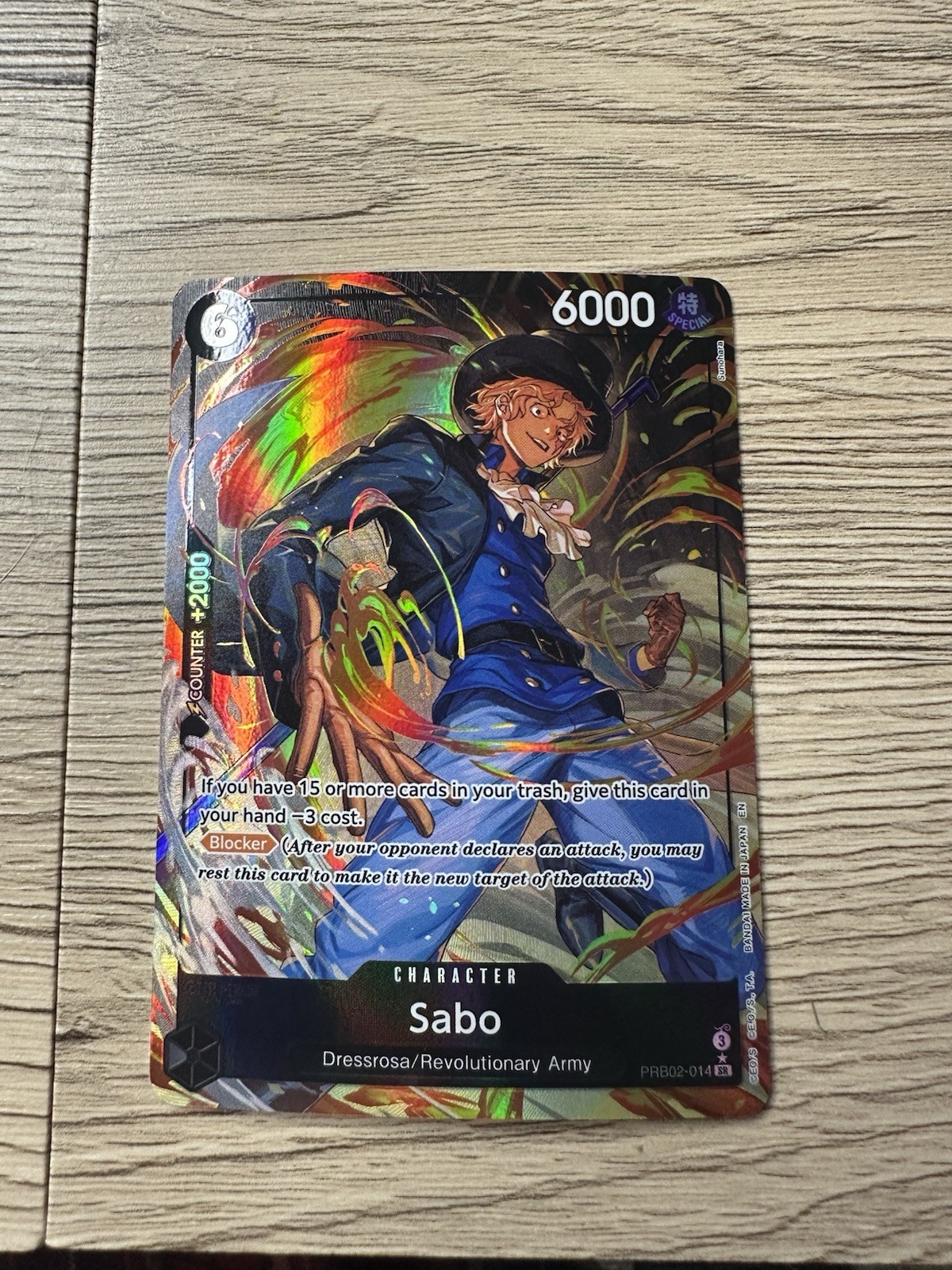 Sabo PRB02-014 (Alternate Art) PRB02-014 Premium Booster -The Best- Vol. 2 Foil