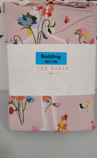 Ted Baker Peppermint King Duvet Cover Soft Pink Floral Cotton Sateen Soft Pink