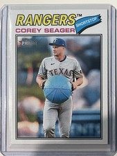 Topps 2026 Heritage Image Variation Base Set Corey Seager Texas Rangers #302