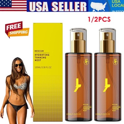 1/2X Face Tan Mist - Self Tanning Spray, Natural Looking,Gradual Sun Kissed Glow