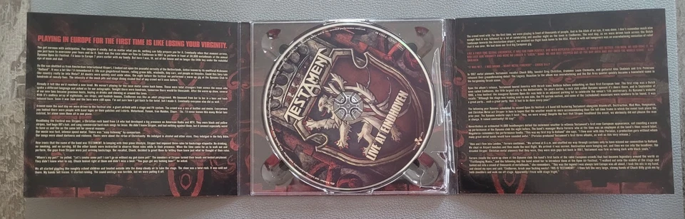 CD Testament Live At Eindhoven Digi 2018 wie Neu! - Bild 3 von 4