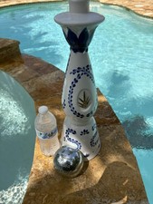 Clase Azul Reposado 1.75 Magnum Tequila Bell Metal Top Cap Lid Cork No Bottle