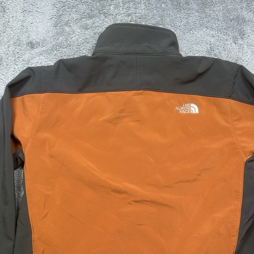 The North Face Apex Bionic Jacket Men L Orange Gray Softshell Fleece Lined *SPOT - Picture 16 of 20