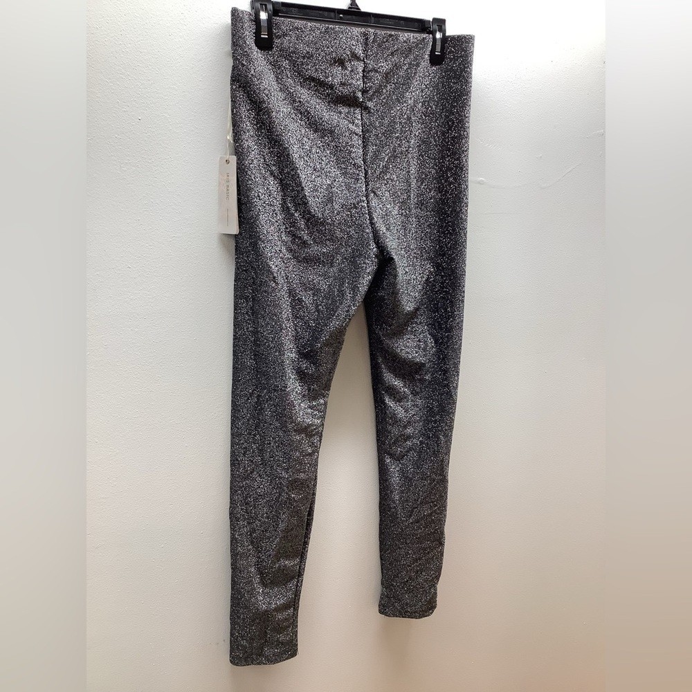Iris Basic Size Large Sparkling Gray Leggings Wit… - image 5