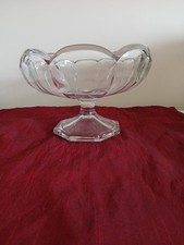 Vintage Chippendale Glass Pedistol Bowel