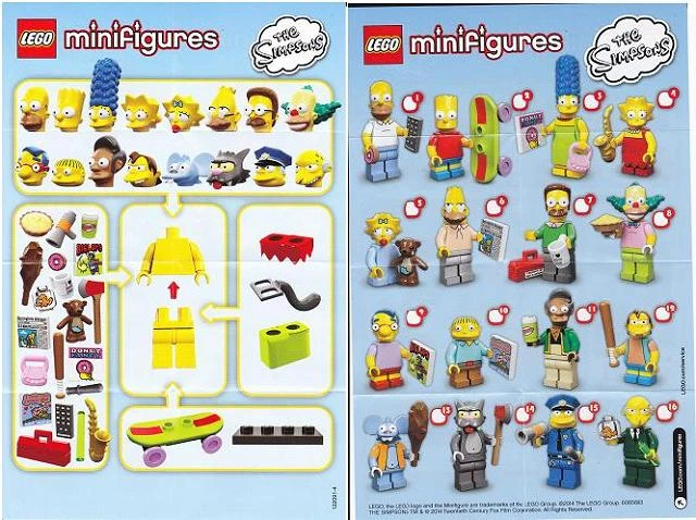 Lego Simpsons Series 1 Minifigures - Brand New -- YOU PICK -- 71005 -- 2014 - Image 3 of 3