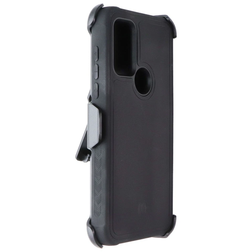 MyBat Pro Maverick Series Case + Holster for Motorola Moto G Play (2023) - Black - Image 2 of 4