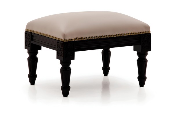 Designer Hocker Polster Wohnzimmer Bank FußHocker Ottomane Sitzhocker Sitzpouf-image