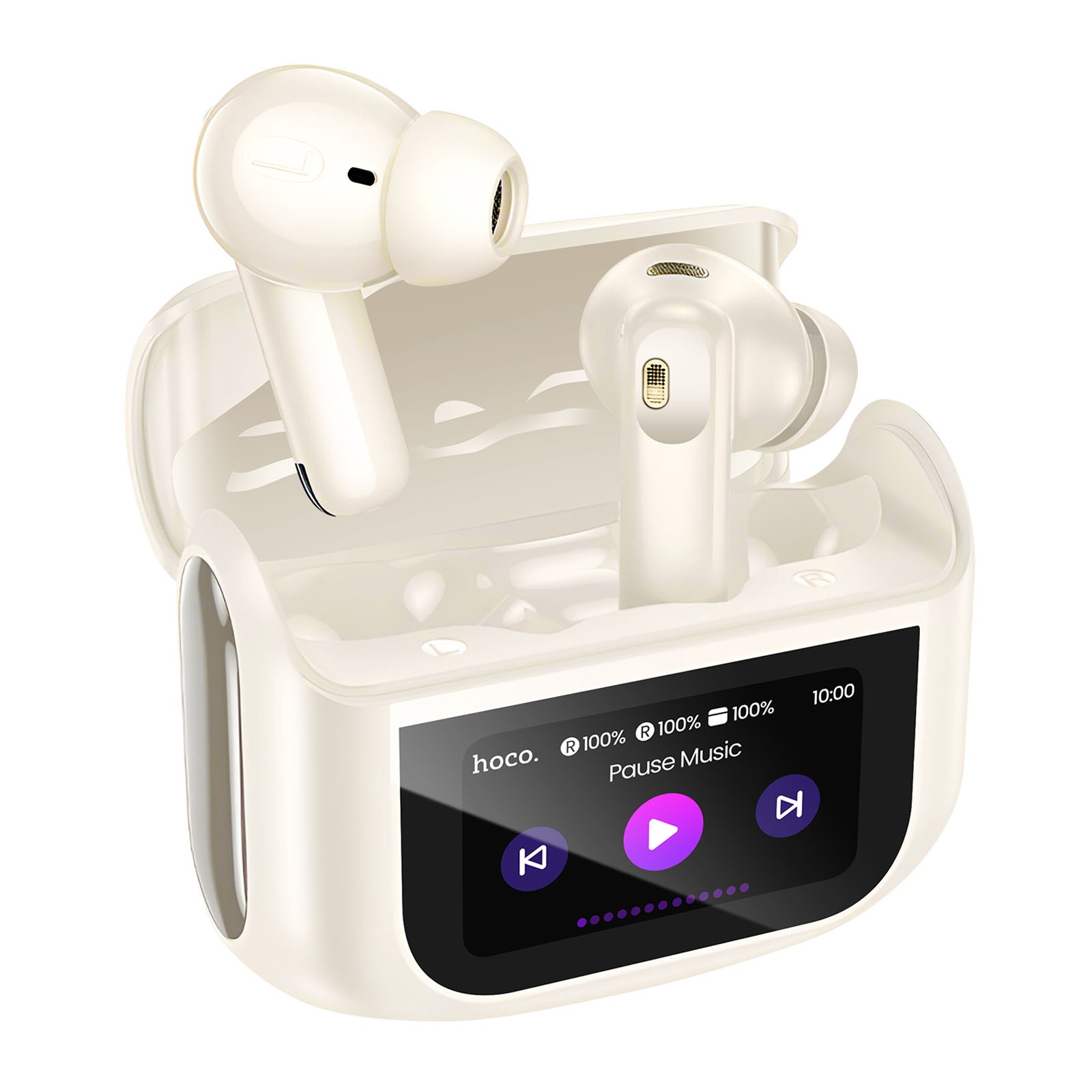 Étui de charge Bluetooth 5.4 ANC pour écouteurs sans fil idéal pour trajets quotidiens et sport