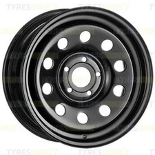 x4 16x7 BLACK MODULAR STEEL WHEELS 5x114.3 ET30 CB64.1 - FREELANDER MK1