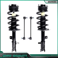 For 2007-2014 Chrysler 200 Dodge Avenger Front Complete Struts Sway Bar End Link