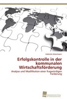 Gabriele Ackermann | Erfolgskontrolle In Der Kommunalen WirtschaftsföRderung