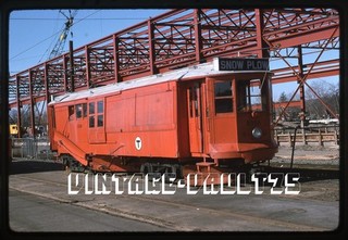 ORIGINAL SLIDE MBTA 5098 MTA BOSTON TROLLEY KODACHROME 1975