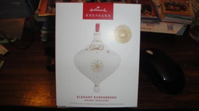 2025 Hallmark Plus Member Exclusive Ornament Elegant Evergreens New In Box Mint