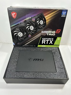 CP105 MSI GeForce RTX 3080 GAMING Z Trio LHR 10GB GDDR6X Graphics Card-Open Box