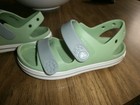 CROCS Girls Sze  3 J  adjustable straps NEW — photo 4